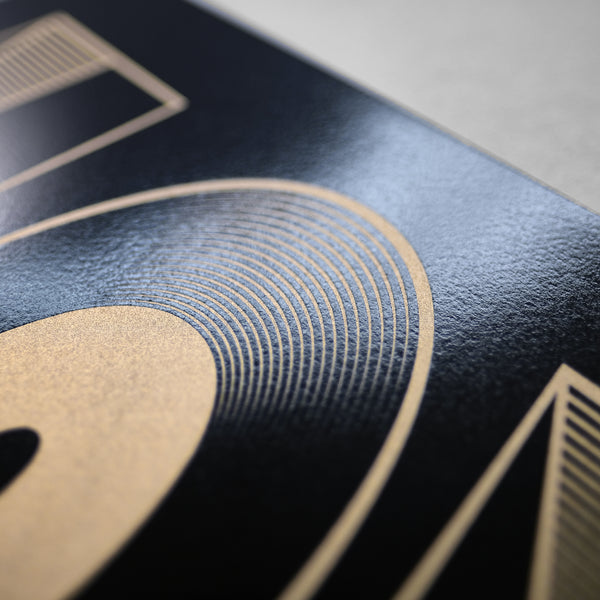 Black & Gold LOVE by White Duck Editions