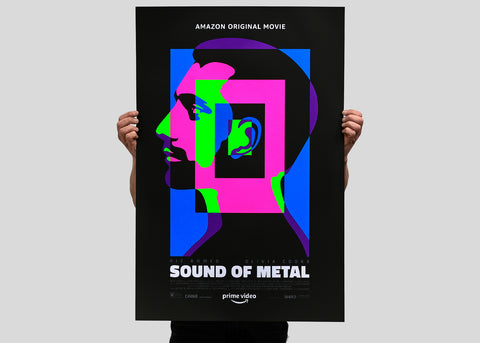 Sound of Metal is a new screenprint edition by La Boca. Screen printed by White Dick Editions.